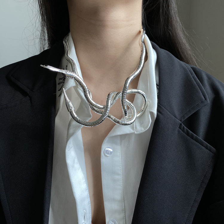 Soft Metal Snake Chain Necklace